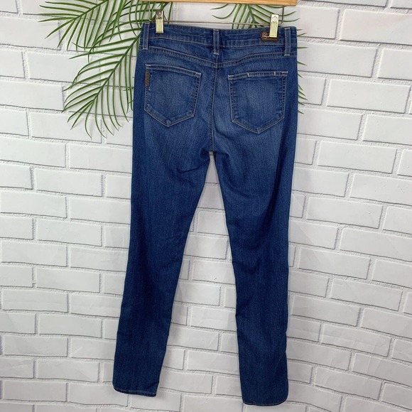 Paige Women's Peg Skinny Jeans Size 28 Blue Denim USA Cotton Blend - Picture 6 of 8